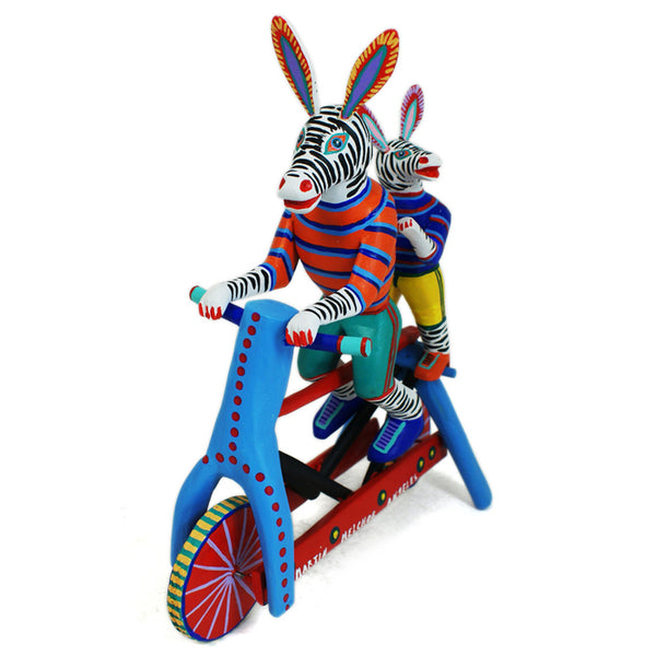 Martin Melchor: Zebras on Bicycle