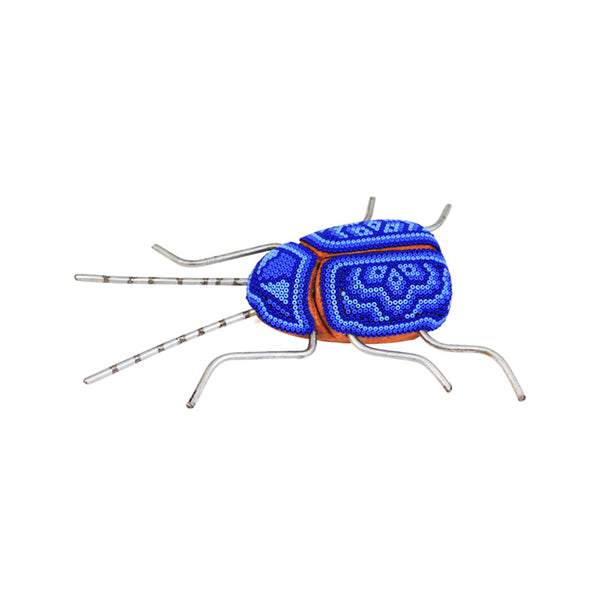 Huichol Blue Wood Beetle