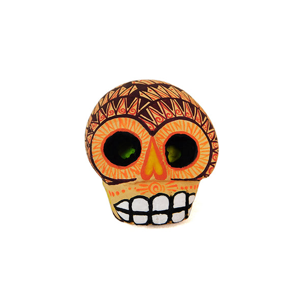 Estefania Jimenez: Miniature Skull  Woodcarving OAXA
