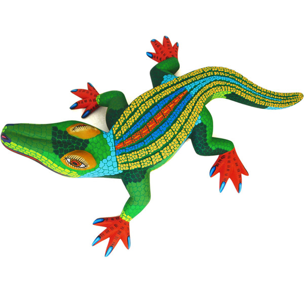 Damian Morales : Alligator Woodcarving