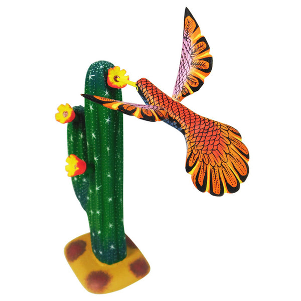 David Blas: Cactus with Hummingbird