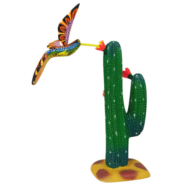 David Blas: Cactus with Hummingbird