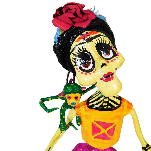 Frida with Monkey. Coco Movie  Alebrije