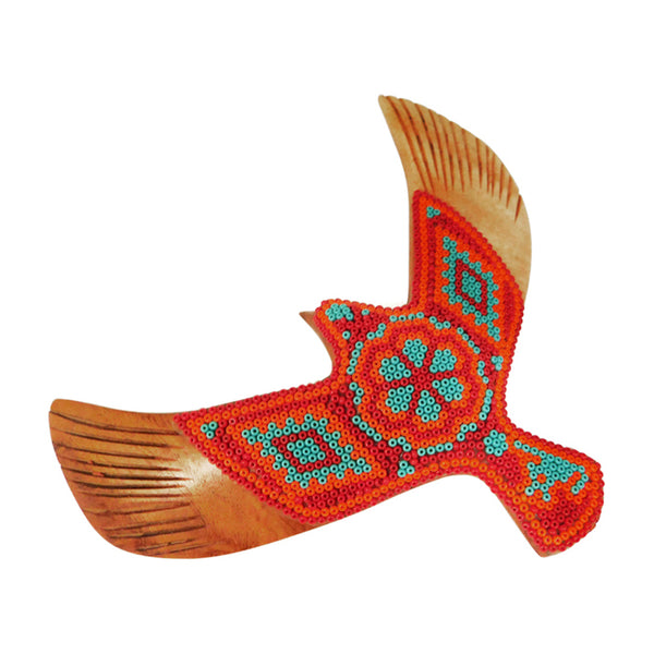 Huichol: Dove Red & Turquoise