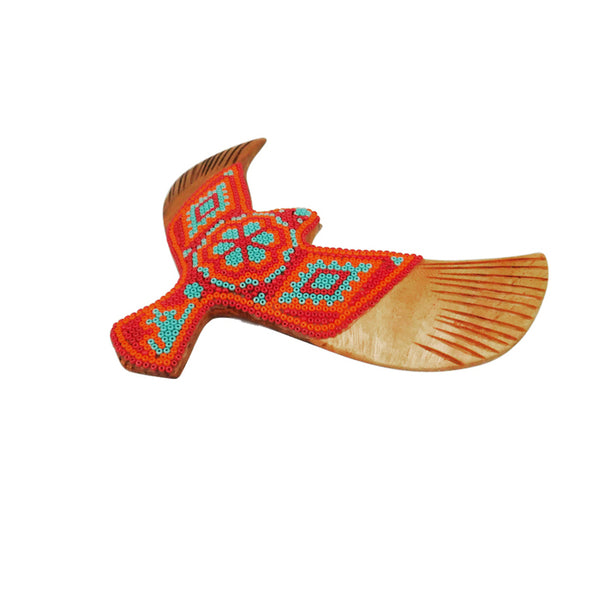 Huichol: Dove Red & Turquoise