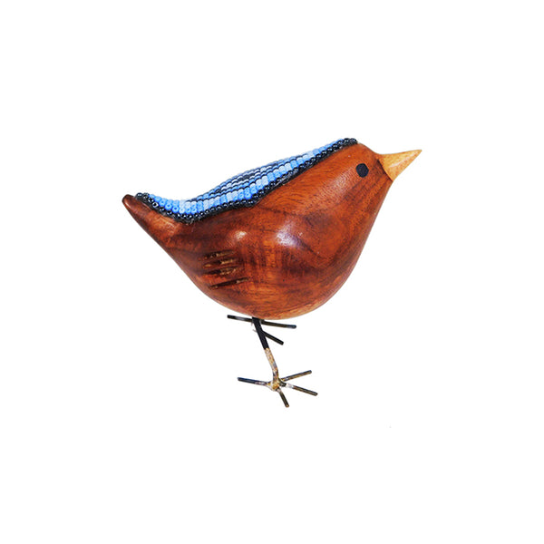 Huichol: Beaded Joy  Bird Figurine