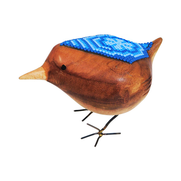 Huichol: BeadBlessings Joy Bird Sculpture