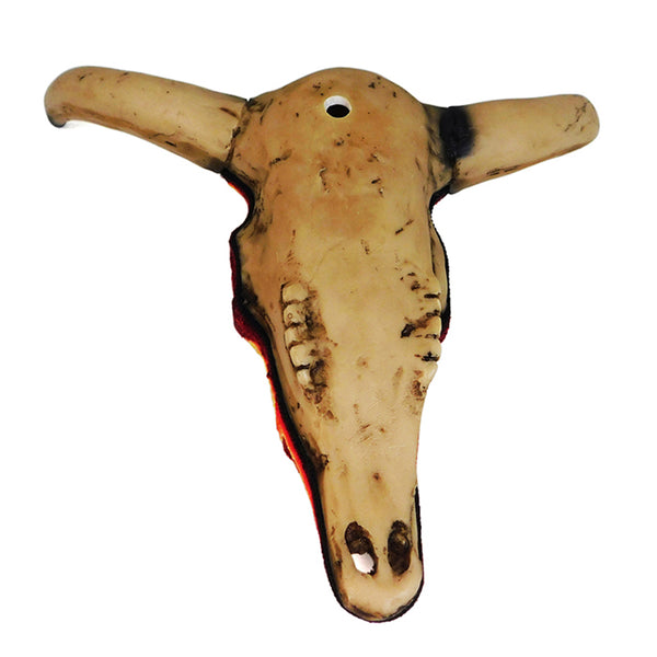 Huichol: Wall Yarn Bull Skull