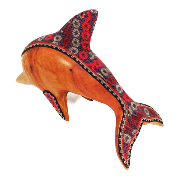 Huichol: Gorgeous Dolphin Sculpture