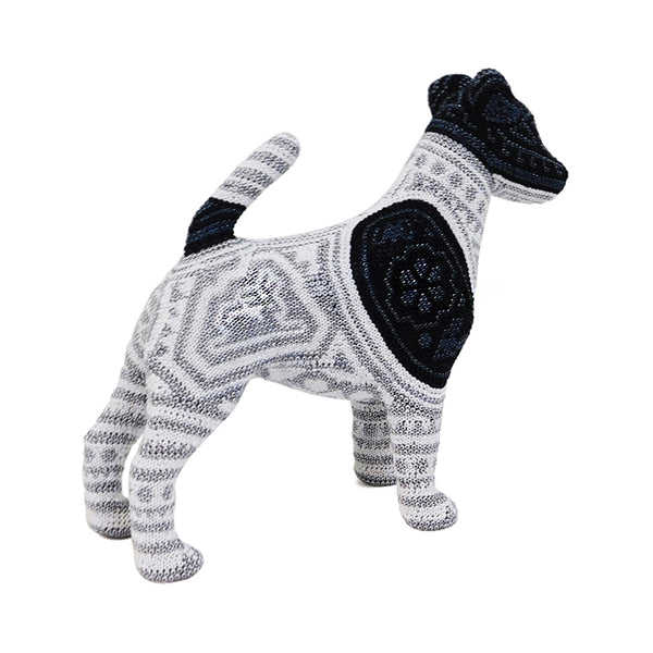 Huichol: Contemporary Fox Terrier Sculpture