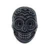 Huichol: Spectacular Ebony & Silver Skull