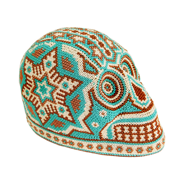 Huichol: Spectacular Star Skull