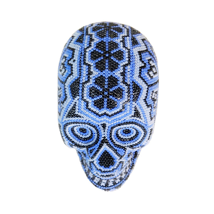 Huichol: Gorgeous Turquoise Skull