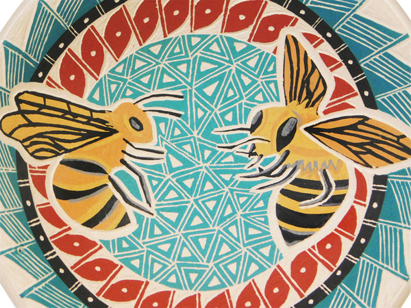 Janet Pedregon: Little Bees Plate