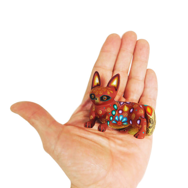 Javier Jimenez: Miniature Baby Fox Woodcarving