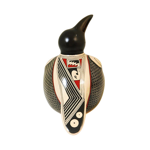 Jerardo Tena: Crow Mata Ortiz Pottery