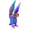 Jesus Sosa Santiago: Lavender Owl Woodcarving