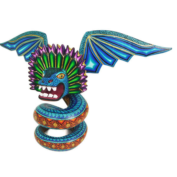 Jorge Cruz: Mythical Quetzalcoatl Woodcarving