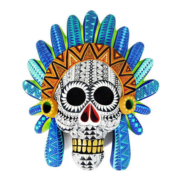 Jose & Fany Fuentes: Skull Penacho Mask