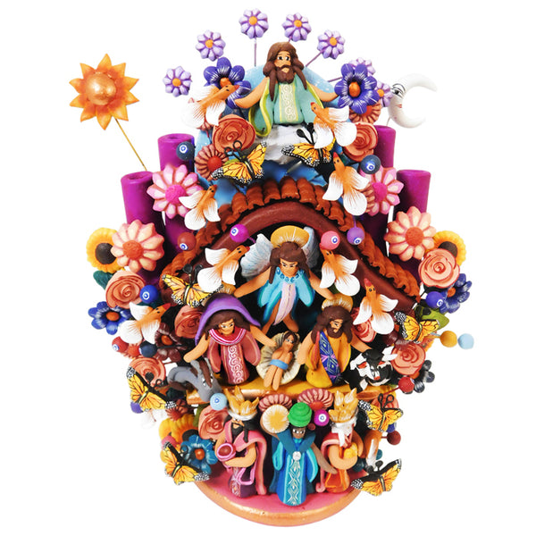 Juan Hernandez Family: Nativity Tree of Life Metepec
