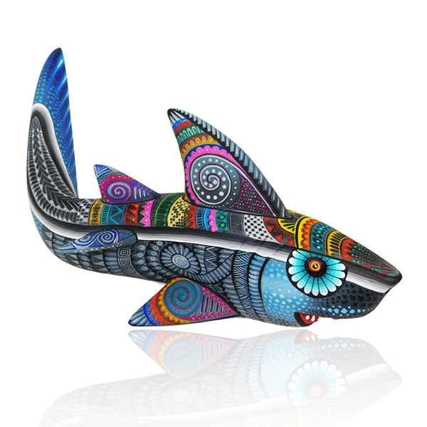Julia Fuentes: Shark Woodcarving
