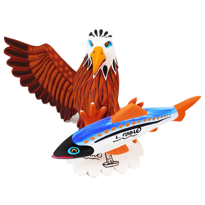 Luis Pablo: Spectacular One-Piece Eagle with Fish