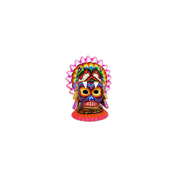 Lucero Fuentes: Micro Miniature Quetzalcoatl Skull