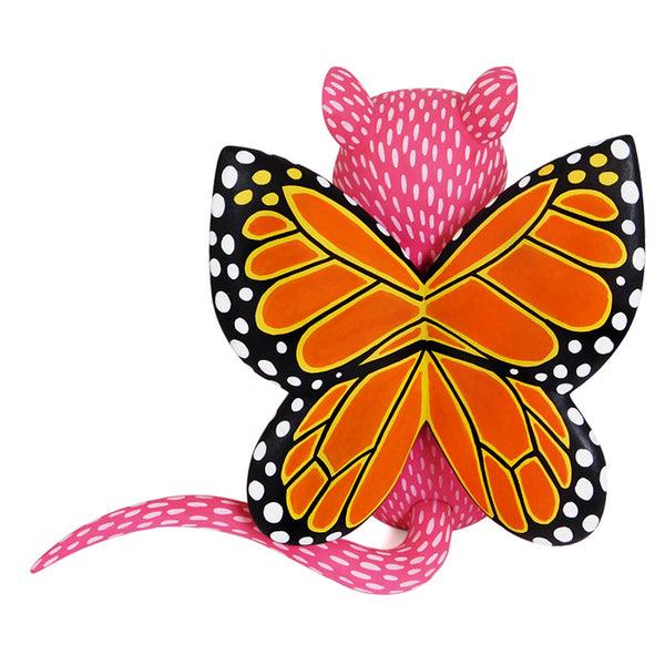 Oaxacan Woodcarving: Butterfly Wings Mouse