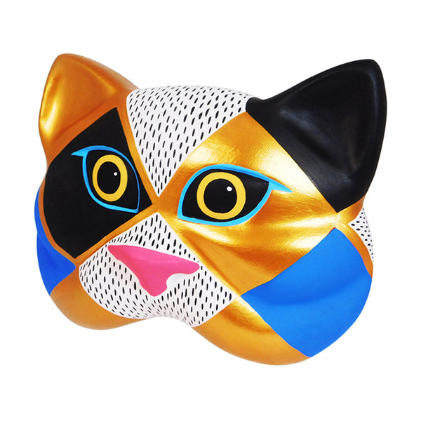 Oaxacan Woodcarving:  Large Cat Mask