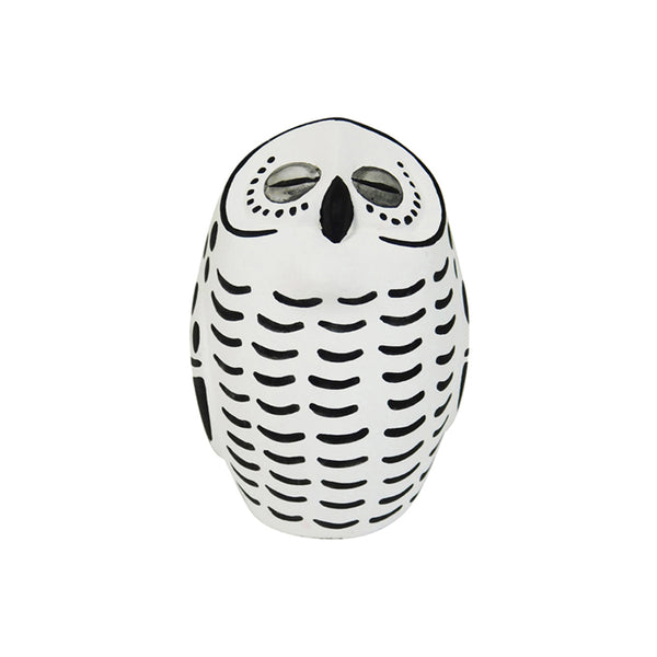 Oaxacan Woodcarving:  Little Snow  Owl