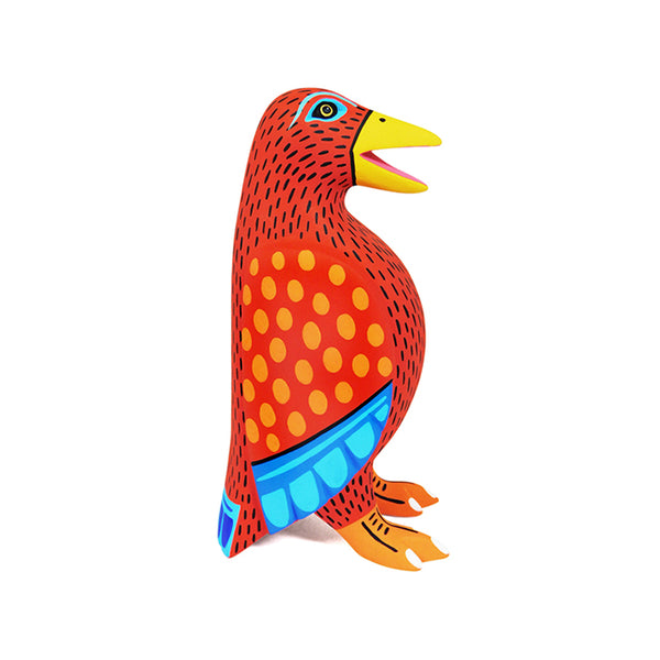 Oaxacan Woodcarving: Red Bird