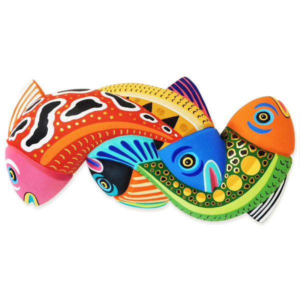 Oaxacan Woodcarving: One-Piece Wall Fish