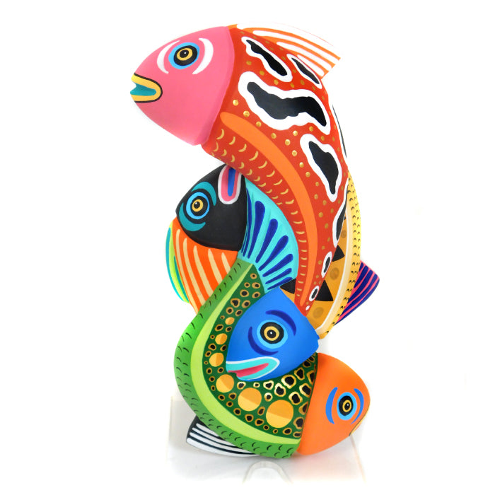 Oaxacan Woodcarving: One-Piece Wall Fish