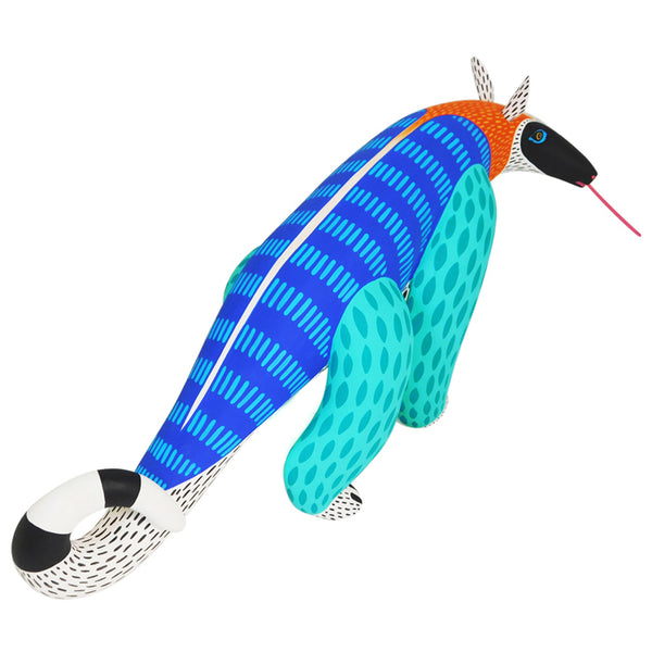 Oaxacan Woodcarving: Handsome Anteater  Oaxacan Woodcarving