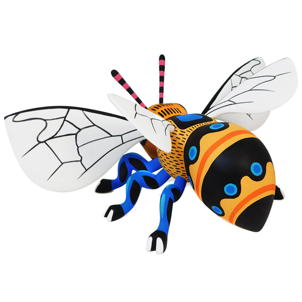 Oaxacan Wood Carving: Honey Bee Woodcarving