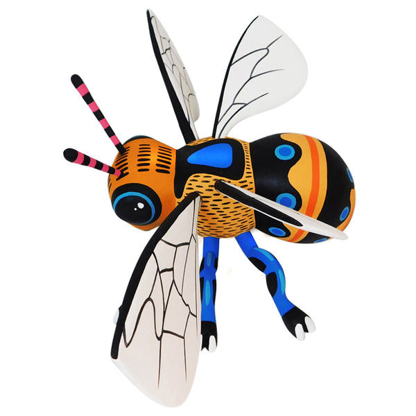 Oaxacan Wood Carving: Honey Bee Woodcarving