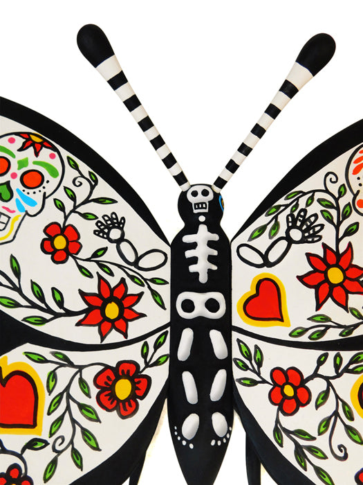 Luis Pablo: Day of the Dead Butterfly Woodcarving