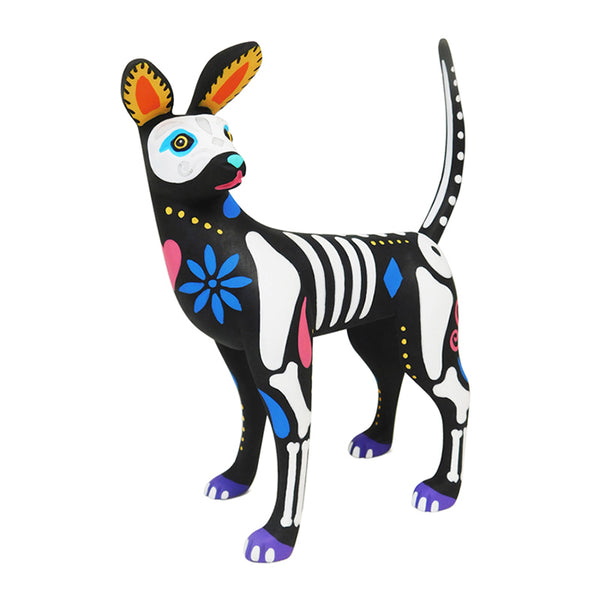 Oaxacan Woodcarving: Day of the Dead Dog Woodcarving