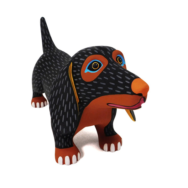 Oaxacan Woodcarving: Dachshund Dog