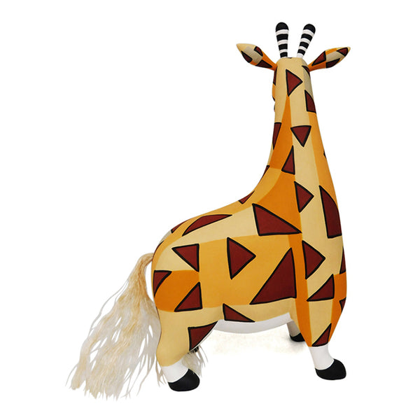 Oaxacan Woodcarving: Botero Inspired African Giraffe