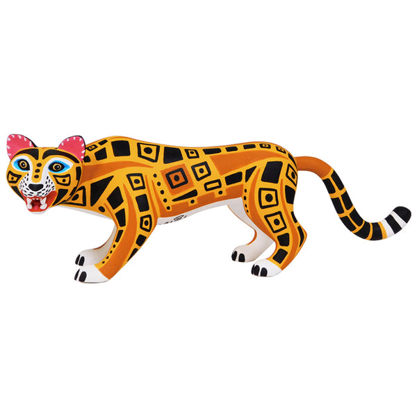 Oaxacan Woodcarving:  African Jaguar