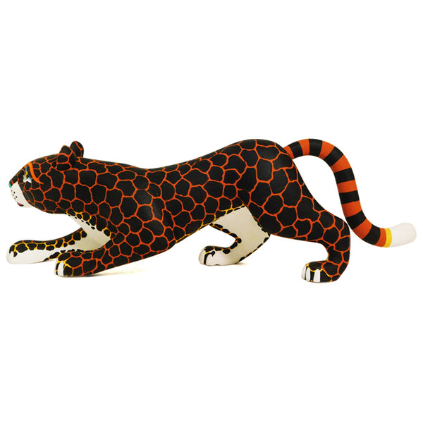 Luis Pablo: Leopard Woodcarving