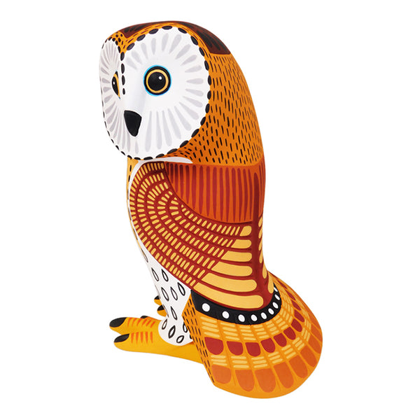Oaxacan Wood Carving: Barn Owl