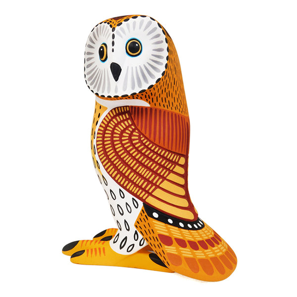 Oaxacan Wood Carving: Barn Owl
