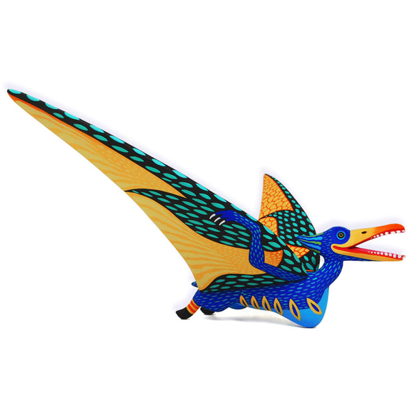 Oaxacan Woodcarving: Wonderful Pterodactyl Woodcarving