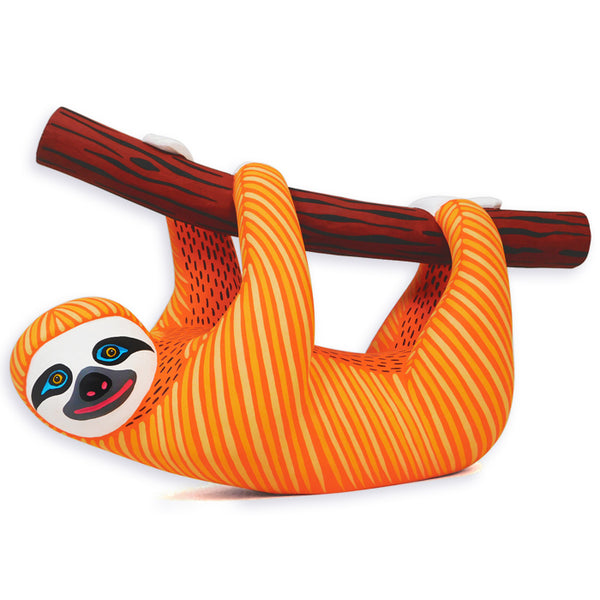 ON SALE  Luis Pablo: Playful Sloth Woodcarving Alebrije