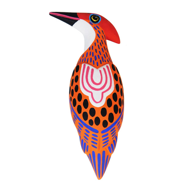 Luis Pablo: Wall Woodpecker Woodcarving