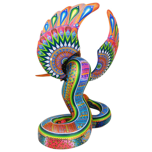 Luis Sosa: Majestic Quetzalcoatl Woodcarving