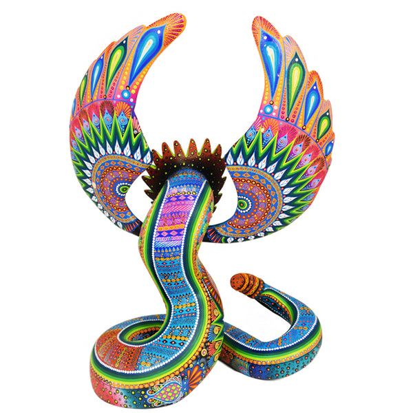 Luis Sosa: Majestic Quetzalcoatl Woodcarving