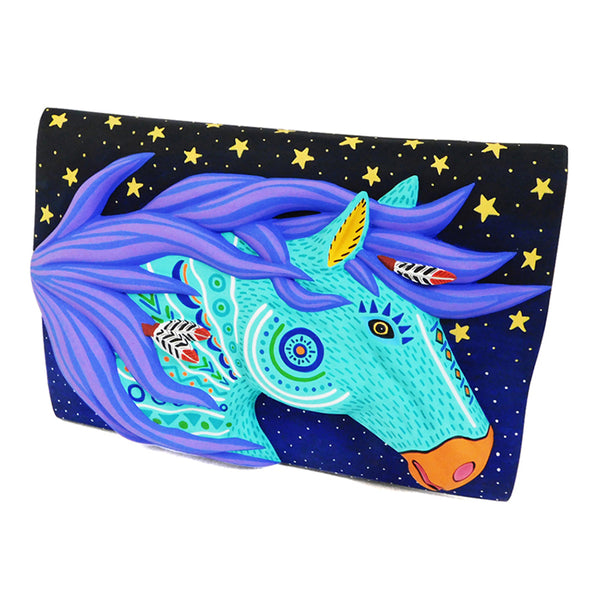 ON SALE Luis Pablo: Starry Night Horse Wall Hanging